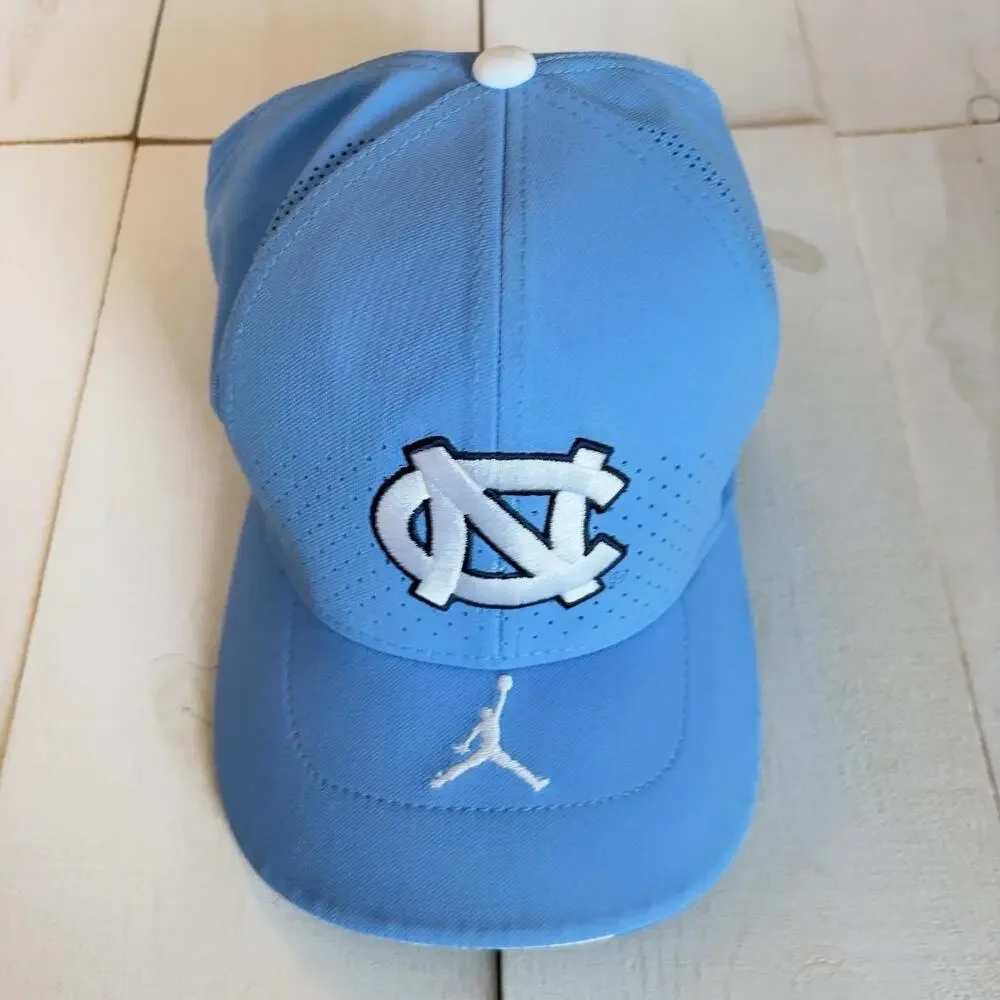 North Carolina Tar Heels Hat Flex Fit Cap Mens XL UNC Blue Jordan Basketball